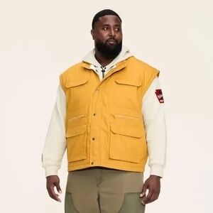 NWT Woolrich x Target Gold Fisherman Vest L Outdoor Utility